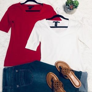 2 Zenana Outfitters Solid Tees